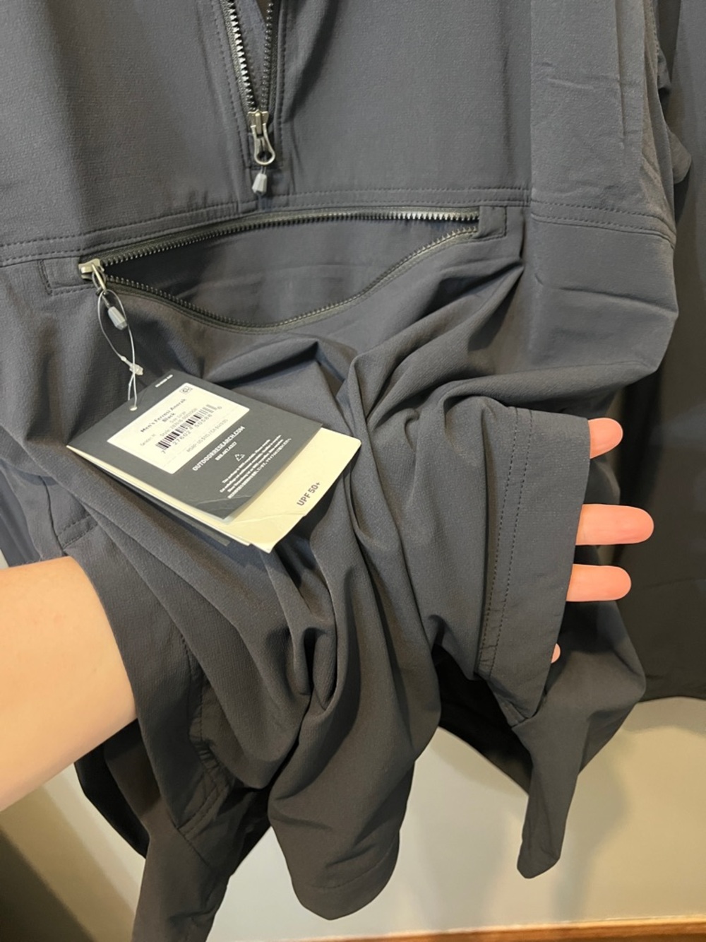 ๐ NWT Outdoor Research Ferrosi Anorak 1/2 Zip Black Sz Large / Gorpcore / Unisex - Picture 9 of 11